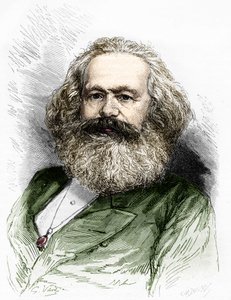 Porträt von Karl Marx von Unknown artist