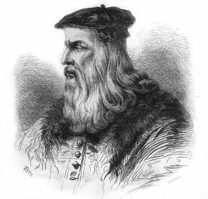 Porträt von Leonardo da Vinci (1452-1519).