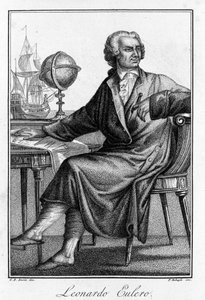 Porträt von Leonhard Euler (1707 - 1783), Schweizer Mathematiker von Unknown artist