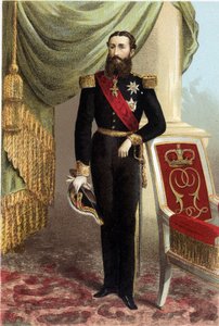 Porträt von Leopold II., König der Belgier von Unknown artist