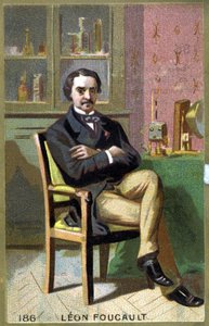 Porträt von Léon Foucault (1819-1868) in seinem Büro