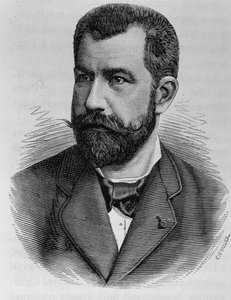 Porträt von Léon Renault. Gravur aus dem späten 19. Jahrhundert in „Histoire de France“ von H. Martin. von Unknown artist