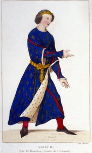 Porträt von Ludwig II. der Stammler oder der Faule (846-879)