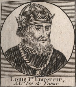 Porträt von Ludwig I dem Frommen
