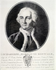 Porträt von Louis Joseph, Marquis de Montcalm (1712-1759), französischer Militär