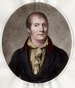 Porträt von Louis Spohr, französischer Musiker. Gravur des 19. Jahrhunderts