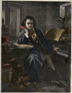 Porträt von Ludwig van Beethoven, deutscher Komponist und Pianist von Unknown artist