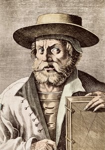 Porträt von Manuel (oder Emmanuel) Chrysoloras (ca. 1355-1415), griechischer Wissenschaftler des 14. Jahrhunderts. Gravur von 1682 von Unknown artist