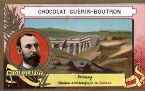 Porträt von Marcel Auguste Dieulafoy