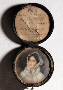 Porträt von Maria Mazzini, Mutter von Giuseppe Mazzini (Miniaturmalerei) von Unknown artist