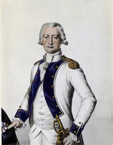 Porträt des Marquis de Lostanges, Hauptmann im Forez-Regiment 1786