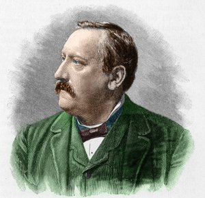 Porträt von Martin Greif (1839-1911), deutscher Dichter von Unknown artist