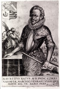 Porträt von Moritz von Nassau, Prinz von Oranien (geb. in Dillenburg)