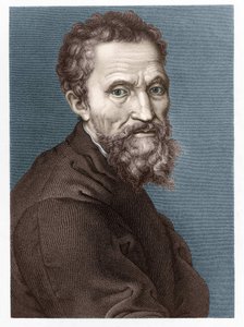 Porträt von Michelangelo Buonarroti genannt Michelangelo (Michelangelo oder Michel Ange).