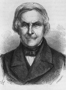 Porträt von Michelet, französischer Historiker und Schriftsteller (1798 - 1874)