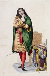 Porträt von Molière - in „Le Plutarque francais“, ed. Mennechet, Bd. 5 von Unknown artist