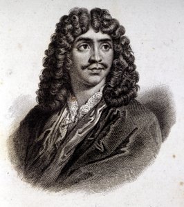 Porträt von Molière, Radierung des 19. Jahrhunderts von Unknown artist