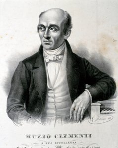 Porträt von Muzio Clementi (Radierung)