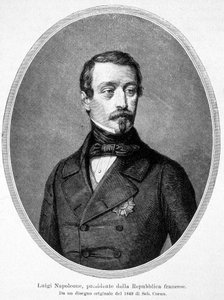 Porträt von Napoleon III von Unknown artist