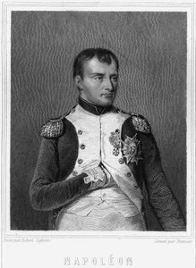Porträt von Napoleon I (1769 - 1821), Kaiser der Franzosen - in „Histoire des Français“ von Lavallée, Gravur von Unknown artist