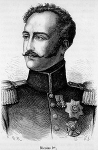 Porträt von Nikolaus I., Kaiser von Russland (1796 - 1855)