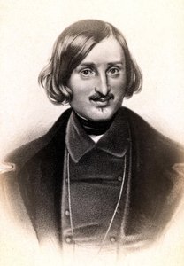 Porträt von Nikolai Wassiljewitsch, genannt in Französisch Nicolas Gogol (1809 - 1852), russischer Schriftsteller. Gravur 19. Jahrhundert von Unknown artist