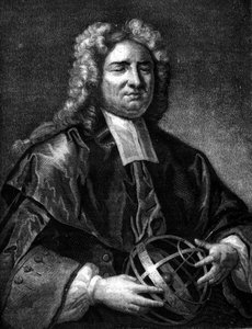 Porträt von Nicolas Saunderson (1682 - 1739), blind, Professor für Mathematik an der Universität Cambridge. Gravur von Unknown artist