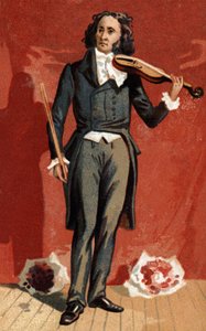 Porträt von Nicolo Paganini (1782-1840), italienischer Geiger von Unknown artist