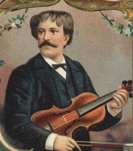 Porträt von Pablo de Sarasate (1844-1908), mit vollem Namen Pablo Martin Meliton de Sarasate y Navascuez, spanischer Geiger und Komponist