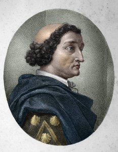 Porträt von Philippe de Commines (Comynes oder Comines) (1447-1511), französischer Chronist. Gravur des 19. Jahrhunderts