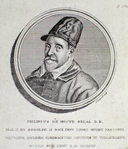 Porträt von Philippe de Monte (Stich)