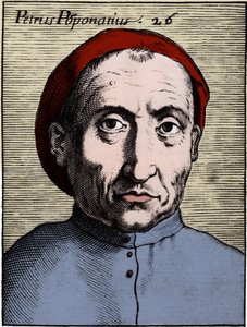 Porträt von Pietro Pomponazzi (1462-1525) (Pomponace) (Petrus Pomponatius), italienischer Philosoph.