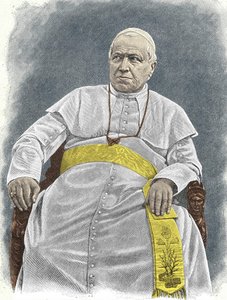 Porträt von Pius IX. (1792 - 1878), 253. Papst (1846 - 1878)