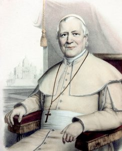 Porträt von Papst Pius IX. (Giovanni Maria Mastai Ferretti) von Unknown artist
