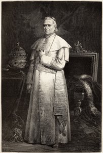 Porträt von Papst Pius IX (Giovanni Maria Mastai Ferretti)