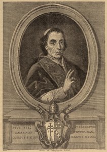 Porträt von Papst Pius VII (1742-1823).