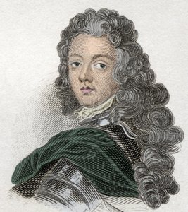 Porträt von Prinz Eugen von Savoyen-Carignan (1663-1736), französischer Militär. Gravur des 19. Jahrhunderts
