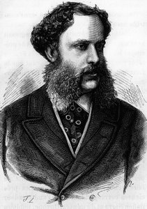 Porträt von Prinz Richard von Metternich-Winnebourg (Metternich Winnebourg) (1829 - 1895), österreichischer Botschafter in Paris ab 1859. Gravur aus dem späten 19. Jahrhundert in „Histoire de France“ von H. Martin. von Unknown artist