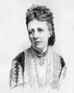 Porträt von Königin Sophie von Schweden und Norwegen im Jahr 1888