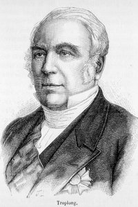 Porträt von Raymond Théodore Troplong, Präsident des Senats während des Zweiten Kaiserreichs (1852-1869) von Unknown artist
