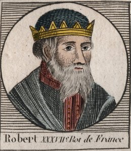 Porträt von Robert I. (ca. 860-923), König von Westfranken von 922 bis 923 - Gravur aus „Instruction sur l