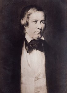 Porträt von Robert Schumann (Gravur)