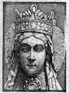 Porträt von Heilige Clotilde, Frau von Chlodwig I. (470-548)