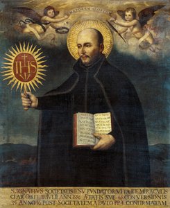 Porträt des Heiligen Ignatius von Loyola (1491-1556) von Unknown artist