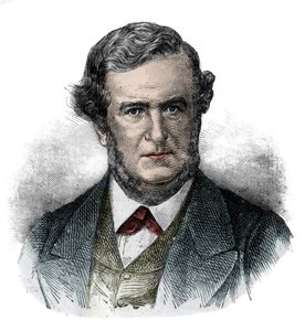 Porträt von Salustiano Olozaga (1805-1873), englischer Politiker, Diplomat und Schriftsteller - Gravur von 1870 von Unknown artist