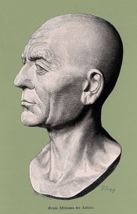 Porträt von Scipio Africanus, römischer General und Staatsmann (235-183 v. Chr.)