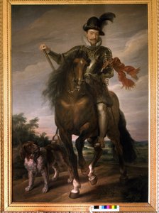 Porträt von Sigismund III. Vasa zu Pferd. von Unknown artist