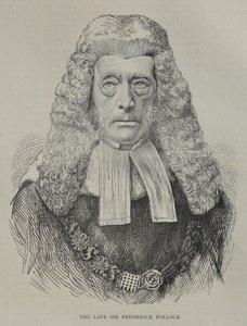 Porträt von Sir Federick Pollock von Unknown artist