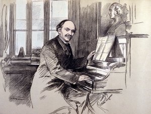 Porträt von Sir Julius Benedict (1804-1885). Er war ein in Deutschland geborener Komponist und Dirigent, wohnhaft in England