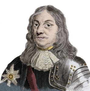 Porträt von Sir Martinus Cornelis van Tromp (1629-1691), niederländischer Marineoffizier und Oberbefehlshaber der königlichen niederländischen und dänischen Flotte (19. Jahrhundert)